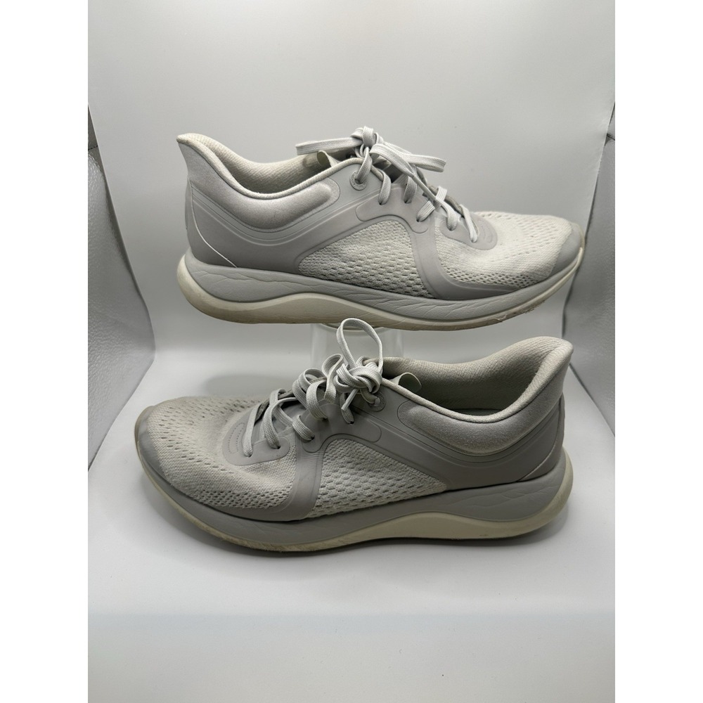 Lululemon Chargefeel Low Womens Workout Shoe White/Silver Drop‎ size 10.5